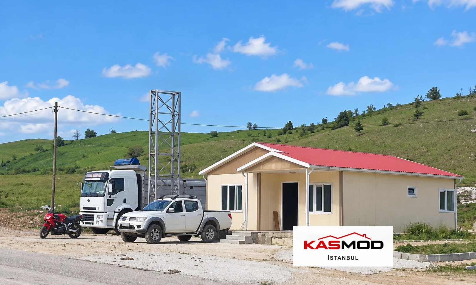 Kasmod İstanbul prefabrik konutunun temsilî görseli