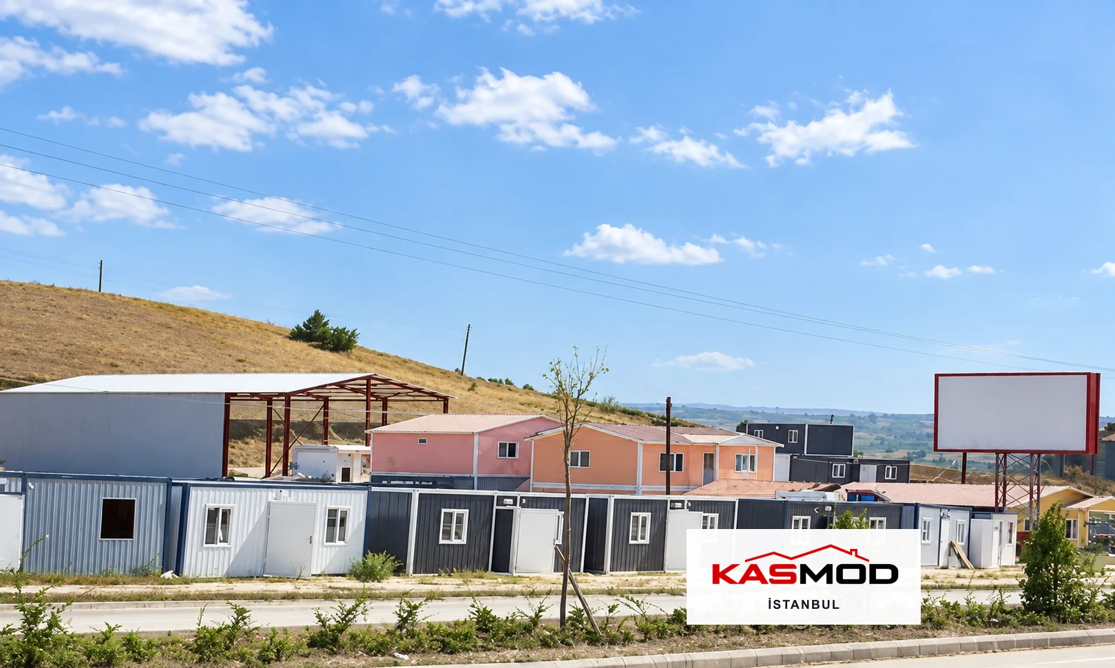 Kasmod İstanbul saha yapılarının temsilî görseli