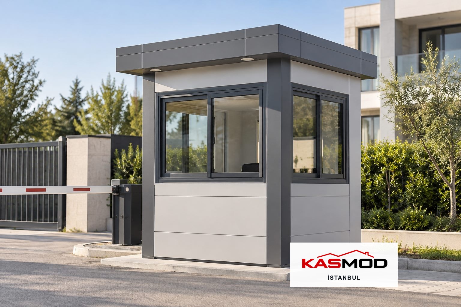 Güvenlik Kabini — 150 × 150 M, metropol tip için temsili görsel