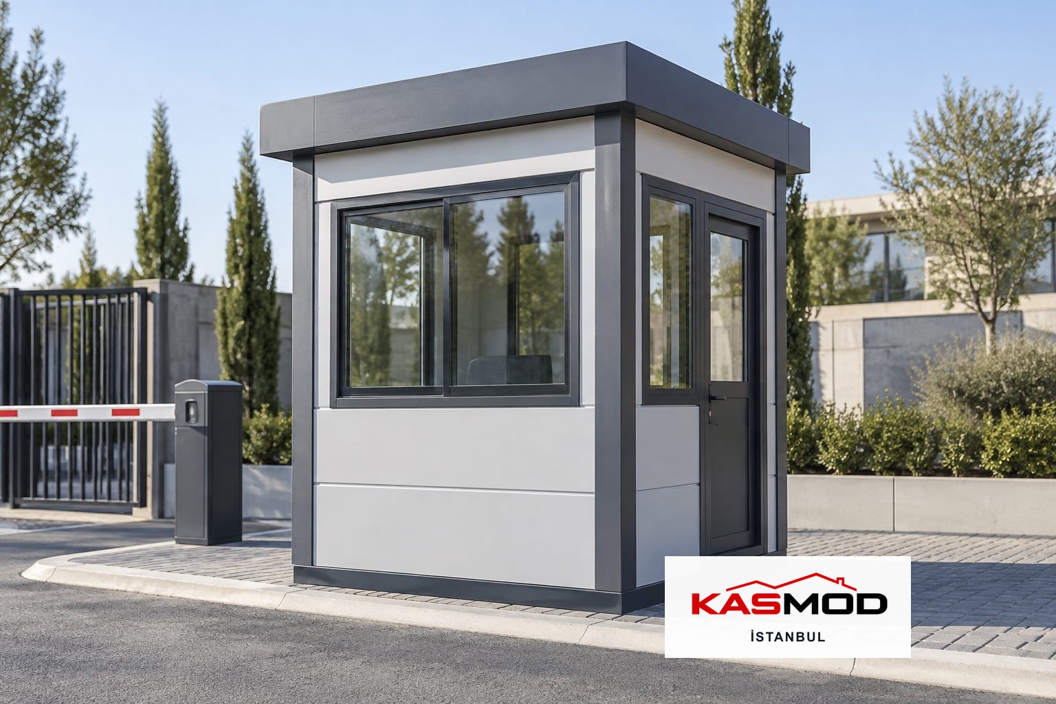 Güvenlik Kabini — 200 × 200 M, metropol tip için temsili görsel