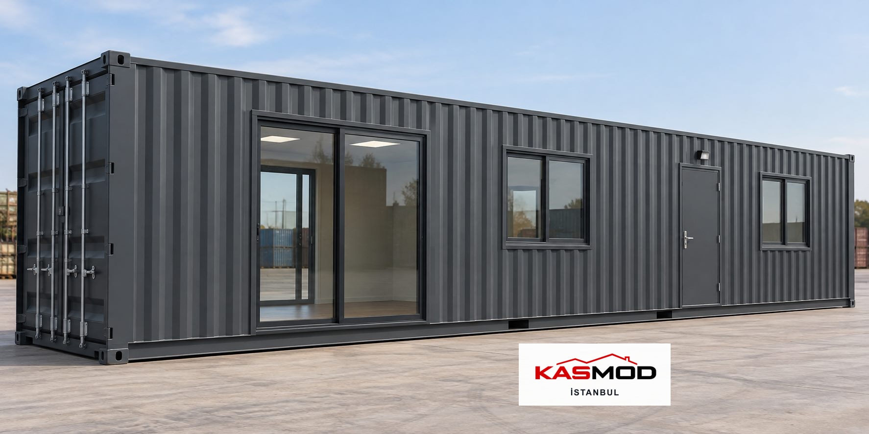 Endüstriyel Konteyner — 40 ft, modifiye, high cube için temsili görsel