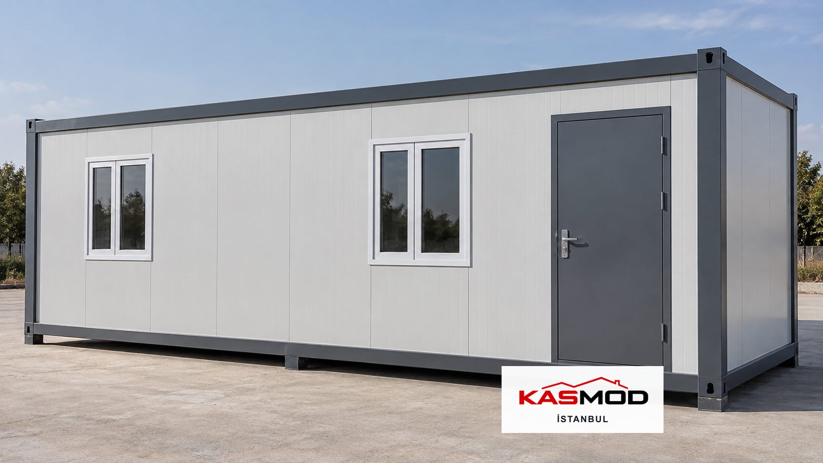 Modüler Konteyner — 3 × 7 m, sandviç panelli, tam donanımlı için temsili görsel