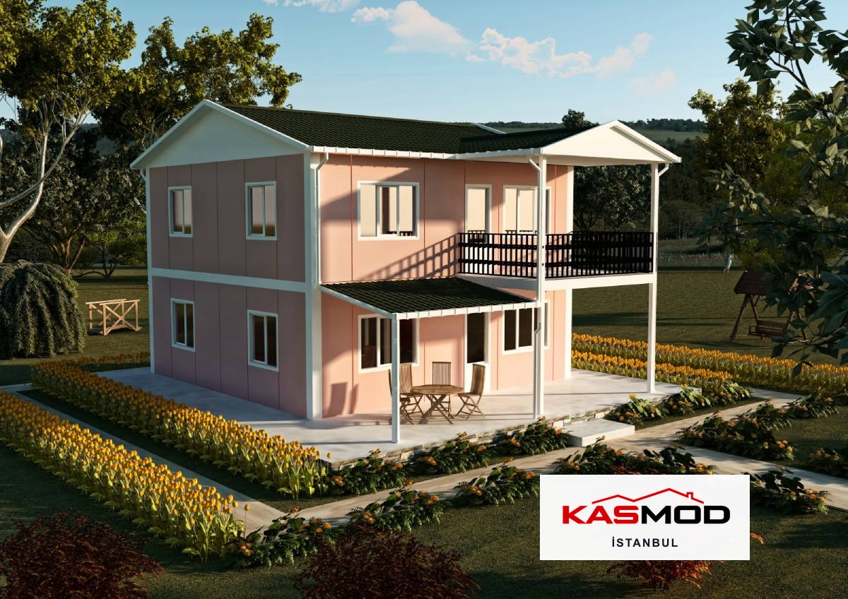 147 m² Prefabrik Çift Katlı Konut