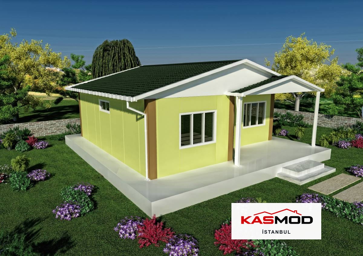 62 m² Prefabrik Tek Katlı Konut