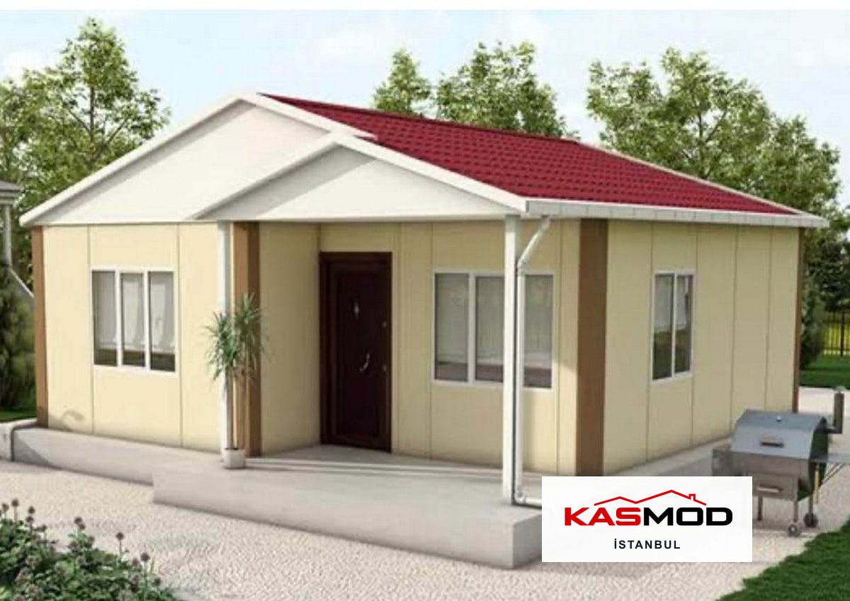 68 m² Prefabrik Tek Katlı Konut